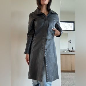 VINTAGE LEATHER COAT